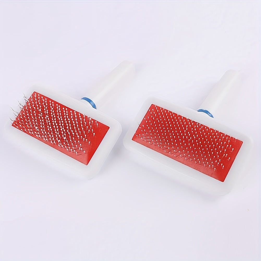Pet Hair Removal Comb Float Hair Removal Slicker Brush For Dog And Cat Grooming Tool - Hiccupzz