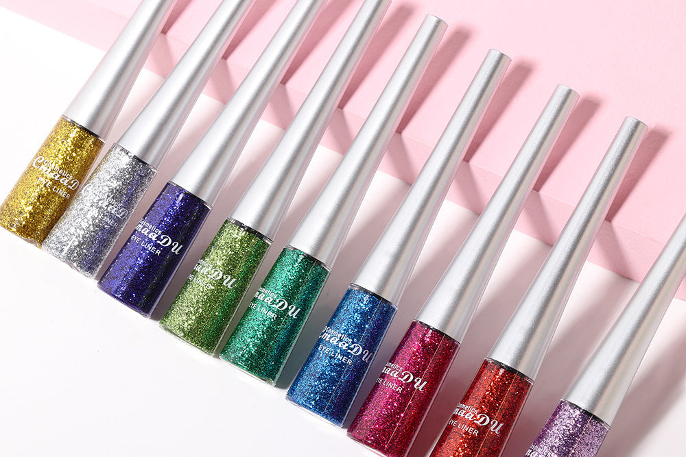 Fashion Creative Glitter Powder Liquid Eyeliner Set - Hiccupzz