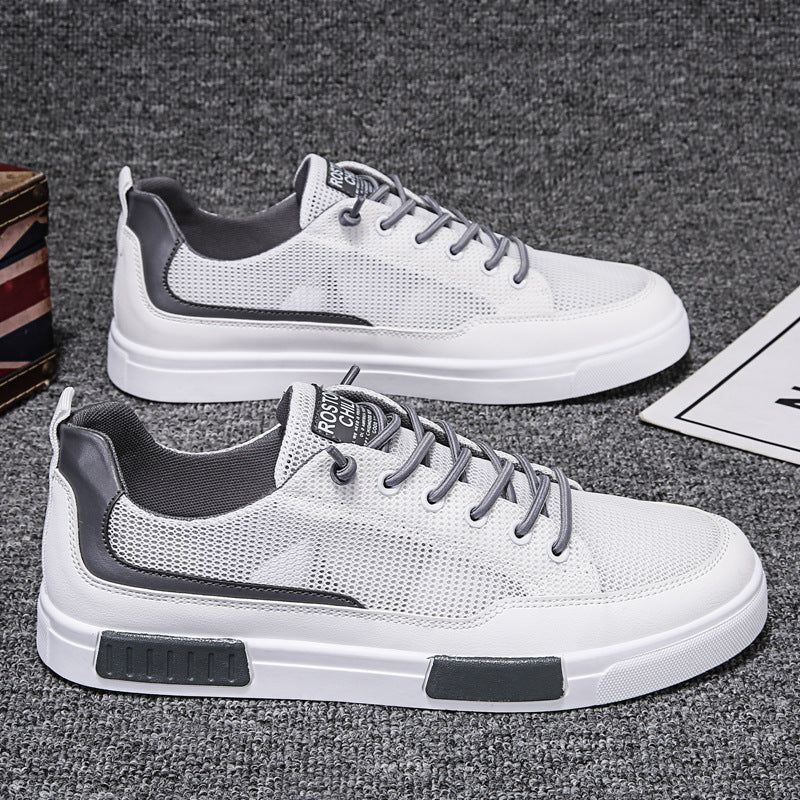 Men's Shoes Summer Breathable Mesh Thin Hollow Sports Casual Shoes - Hiccupzz