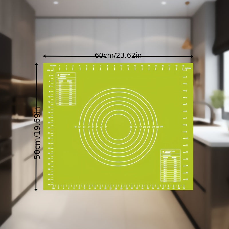 Silicone pad, kneading pad, food grade silicone panel, household and noodle pad, rolling pad, cutting board - Hiccupzz
