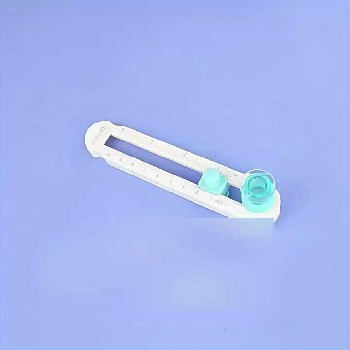 360-Degree Rotating Circle Cutter - Manual Paper Trimmer For Greeting Cards & Crafts, Durable Plastic Construction - Hiccupzz