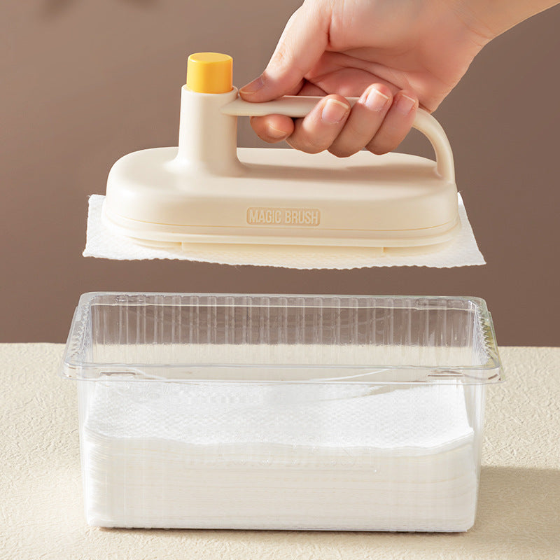 Kitchen Bathroom Toilet Cleaning Magic Brush Glass - Hiccupzz