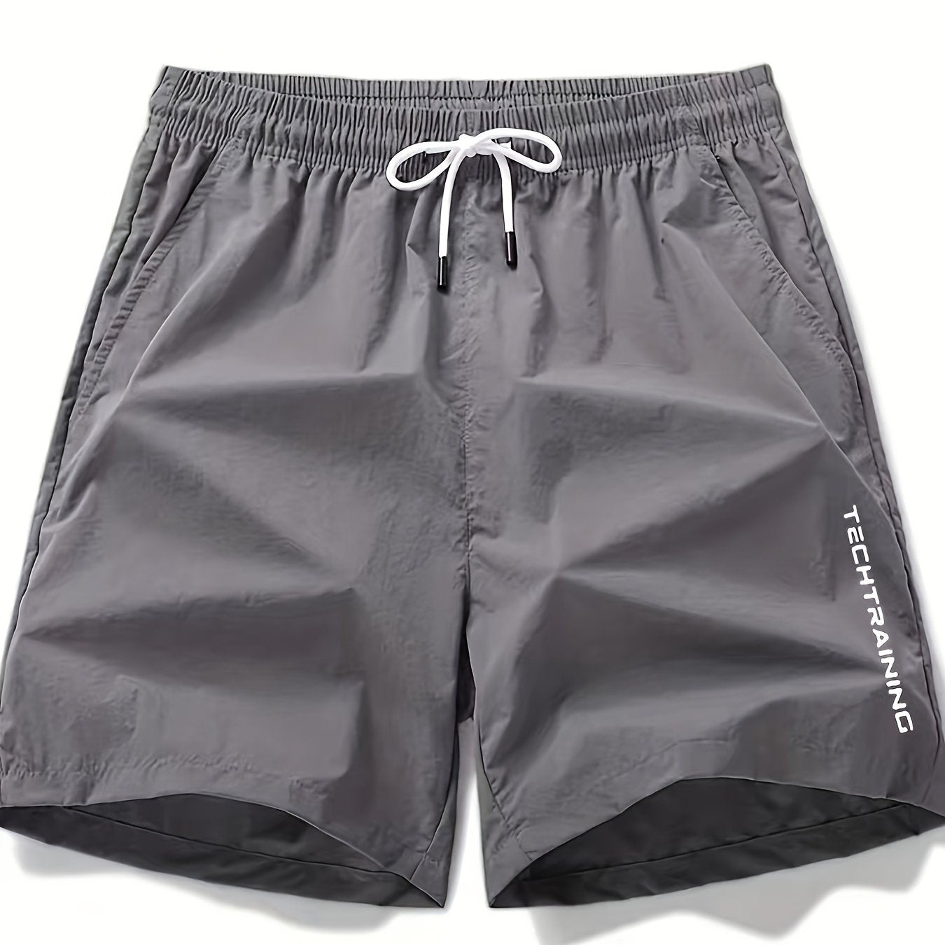 Men's Casual Loose Fit Active Shorts, Chic Letter Print Sports Shorts For Summer - Hiccupzz