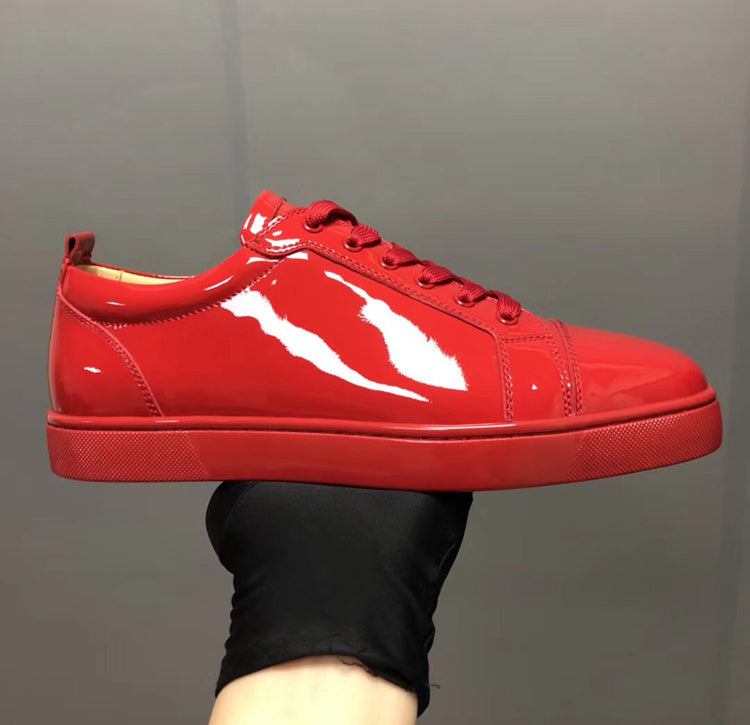 Patent Leather Casual Couple Shoes - Hiccupzz