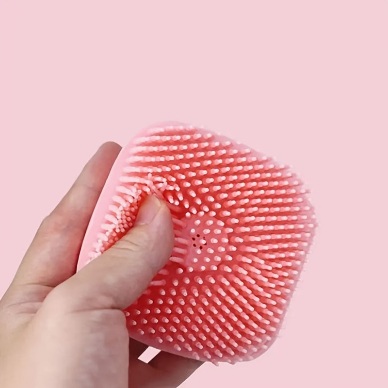 Gentle Silicone Pet Brush for Dogs and Cats – Massages and Cleans with Integrated Shower Gel Dispenser - Hiccupzz
