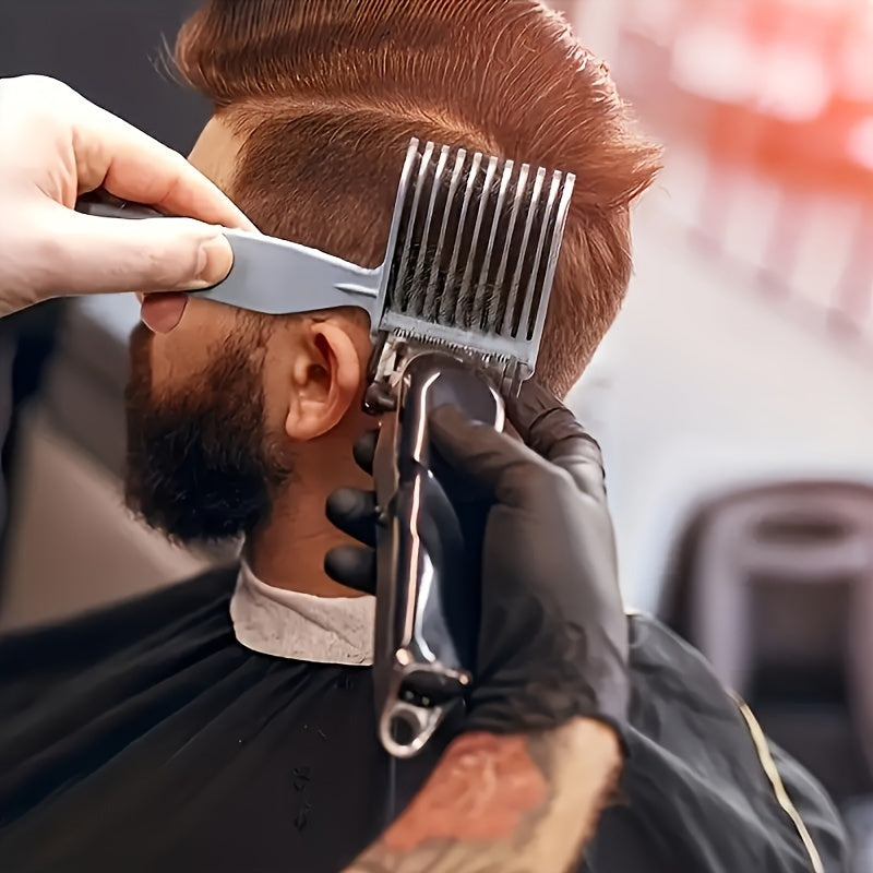 Men's Haircut Comb Set - 3pcs Professional Salon Combs for All Hair Types - Hiccupzz