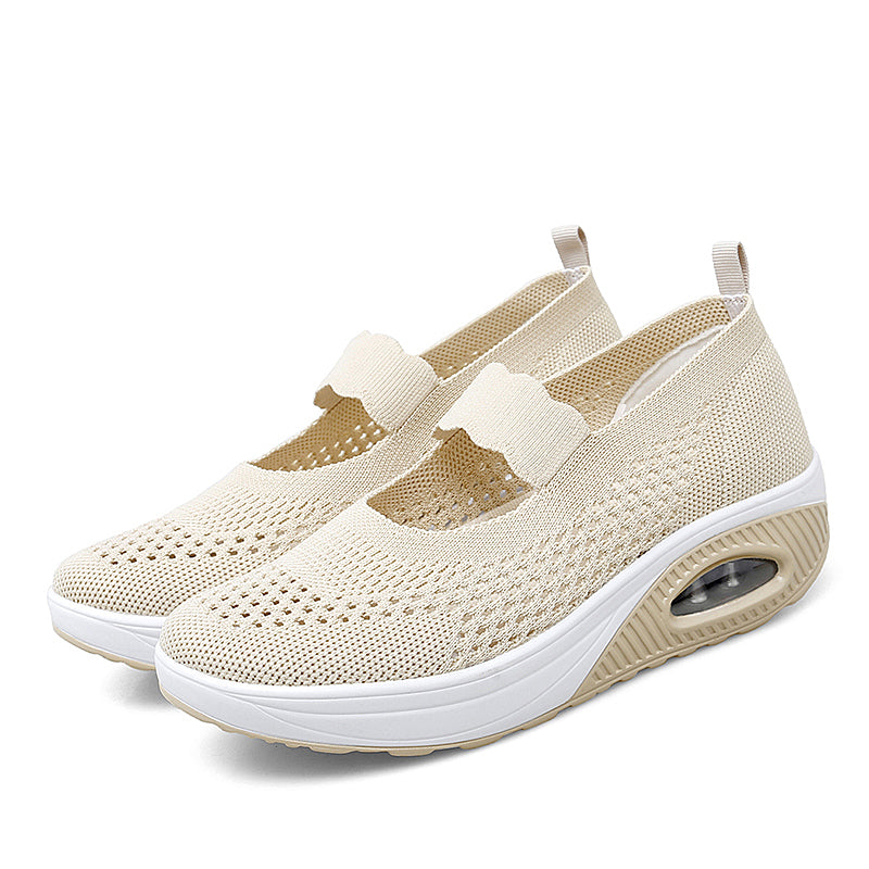 Women's Air Cushion Thick Sole Casual Sports Shoes - Hiccupzz