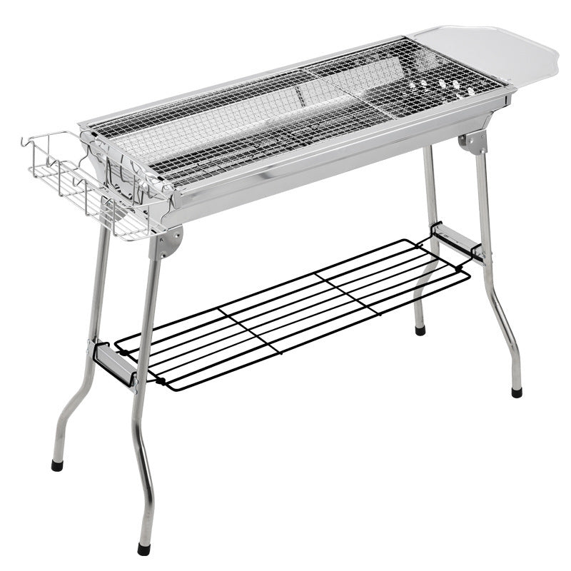 Foldable BBQ Grill Outdoor Stainless Steel Barbecue Tool - Hiccupzz