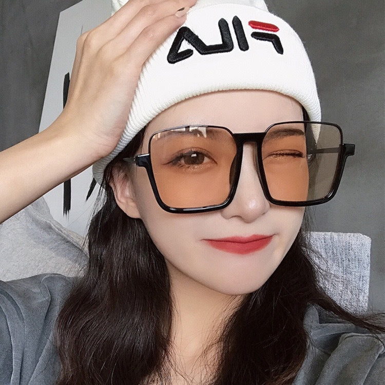 Retro Sunglasses Fashion Net Red Sunglasses Square Sunglasses - Hiccupzz