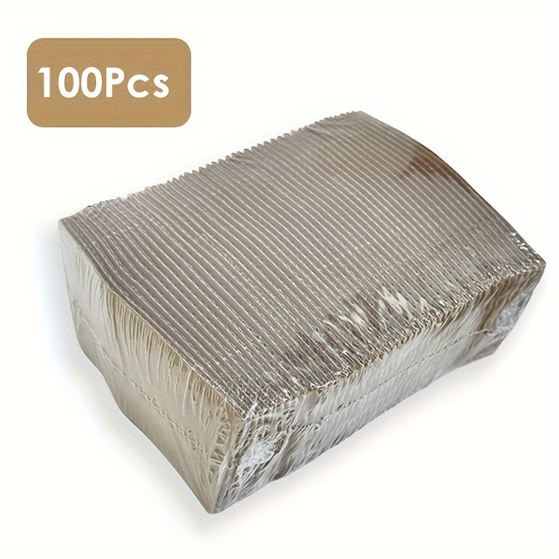 50/100 Pcs Heat-Insulated Double-Layer Corrugated Coffee Cup Sleeves for 12oz-24oz Drinks - Anti-Slip and Anti-Scald Design, Ideal for Coffee Shops and Beverage Stalls - Hiccupzz