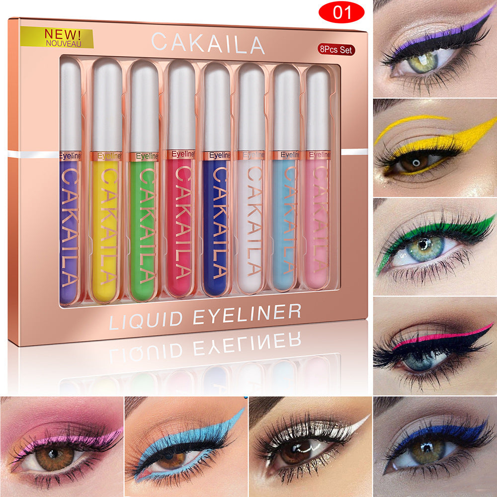 CAKAILA Kakaila 8color Liquid Eyeliner Set - Hiccupzz