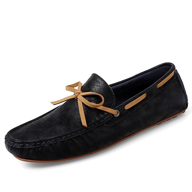 Breathable Glossy Casual Leather Shoes - Hiccupzz