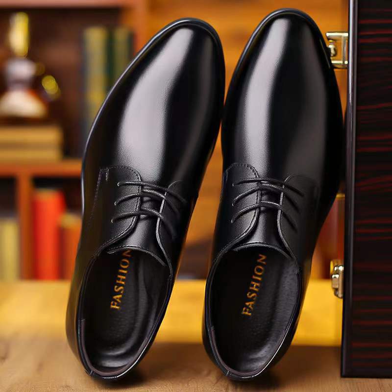 Men's Casual Business Formal Wear Leather Shoes - Hiccupzz