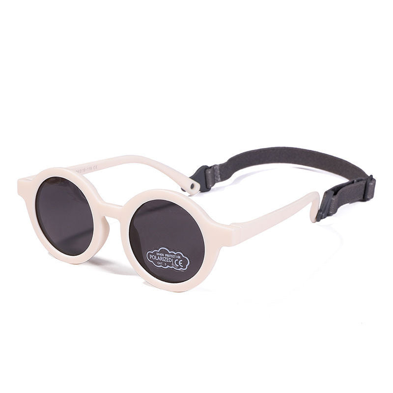 Children's Silicone Sunglasses 0-3 Years Old Children Cute - Hiccupzz