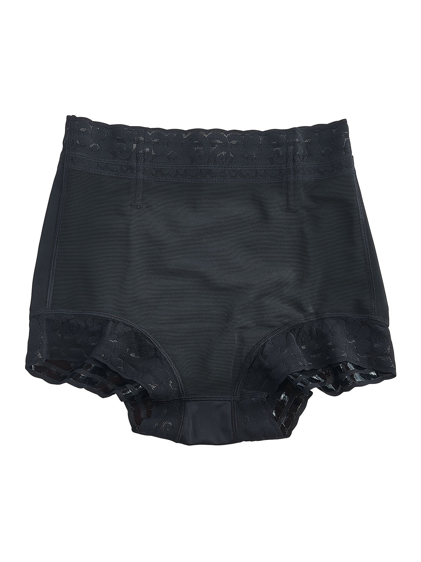 Lace Trim Sculpting Panties, Comfy & Breathable Butt Lifting Panties, Women's Lingerie & Underwear - Hiccupzz