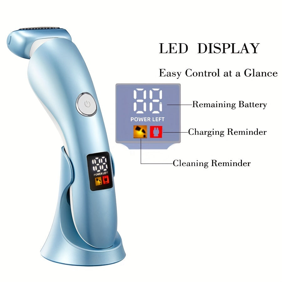 digital light electric shaver for women - Hiccupzz