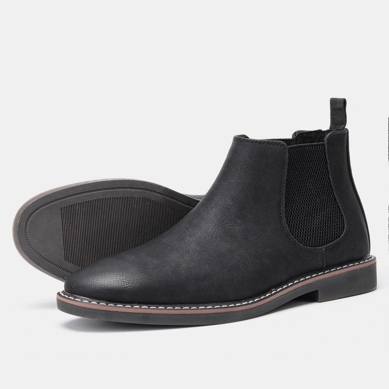 Men's Fashion Retro Cowhide Boots - Hiccupzz