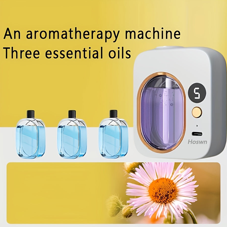 Aromatherapy Machine for Rooms, Offices, Toilets, and Bathrooms – Available in 3 Sizes with Adjustable Levels, Wall-Mountable or Freestanding - Hiccupzz