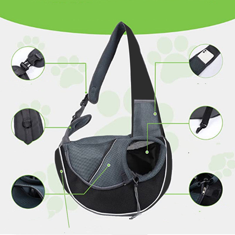 Carrying Pets Bag Women Outdoor Portable Crossbody Bag For Dogs Cats Pet Products - Hiccupzz
