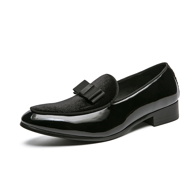 Large Size Men's Leather Shoes Pointed Toe Business Formal Wear Trend - Hiccupzz
