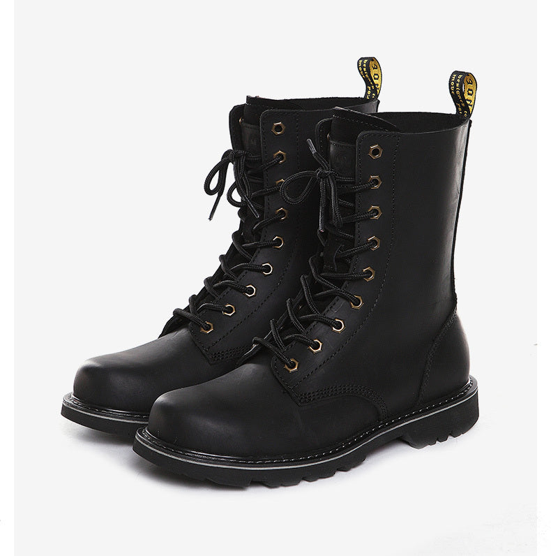 Outdoor Motorcycle Riding High Barrel Martin Boots - Hiccupzz