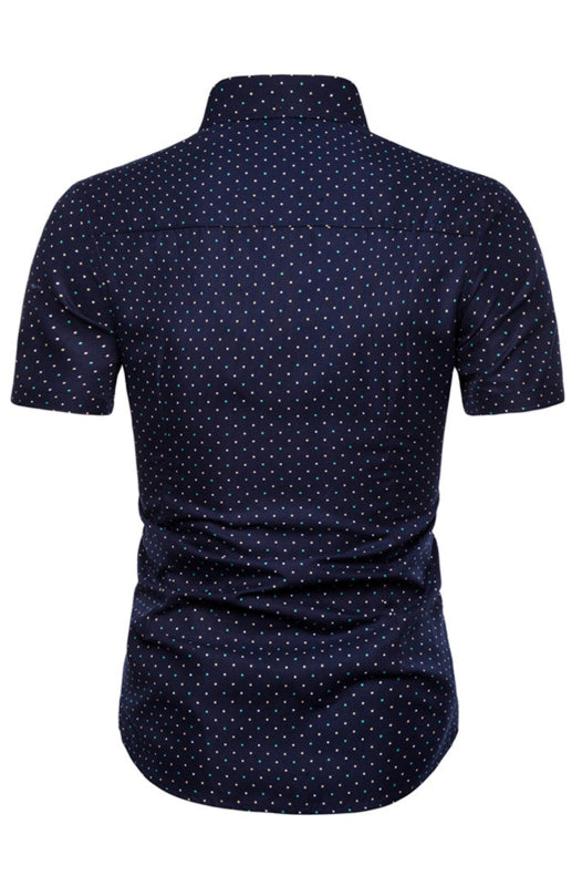 Men's Summer Fashion Short Sleeve Printed Shirt - Hiccupzz