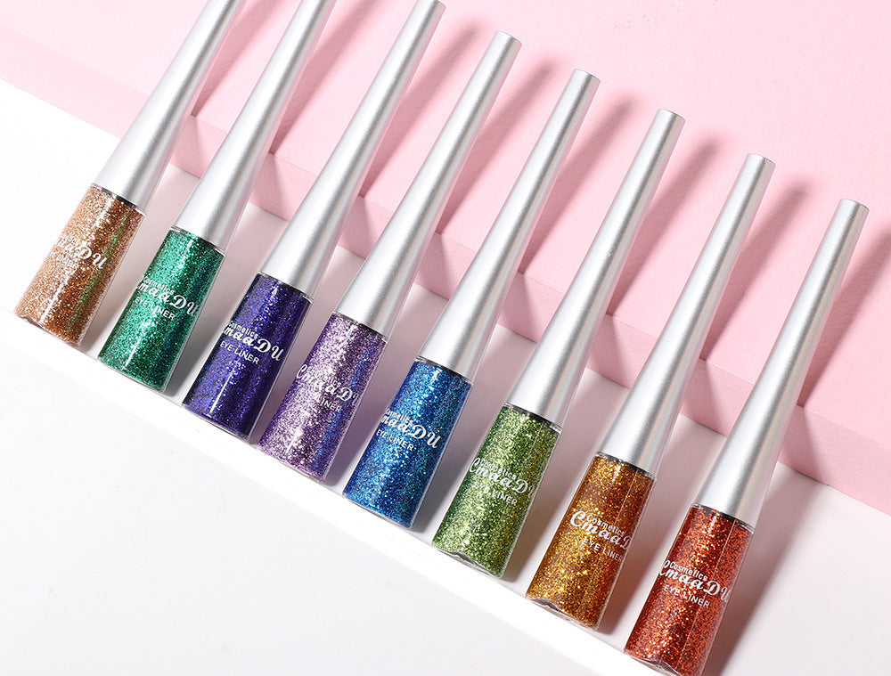 Fashion Creative Glitter Powder Liquid Eyeliner Set - Hiccupzz