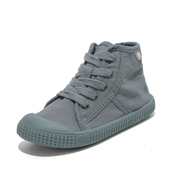 Children's Cloth Soft Bottom Spring And Autumn Korean Style Canvas Shoes - Hiccupzz