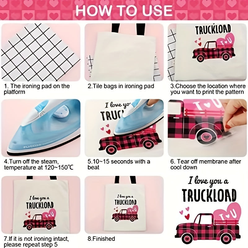 Peace Love Flower Heat Transfer Sticker: Personalized, Washable Iron-On Decal for DIY Clothing, Masks, Jeans, Backpacks, Hats, and Pillows - Hiccupzz