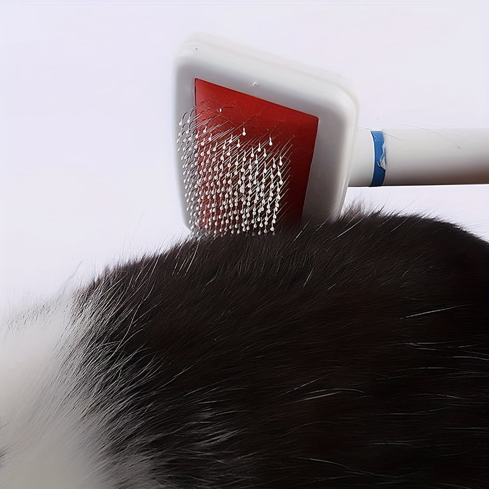 Pet Hair Removal Comb Float Hair Removal Slicker Brush For Dog And Cat Grooming Tool - Hiccupzz