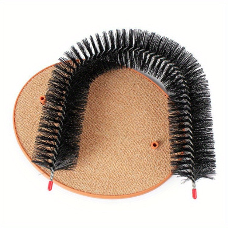 Cat Arch Self Groomer & Massger all in one : Pamper Your Feline With A Massage & Grooming Brush! - Hiccupzz
