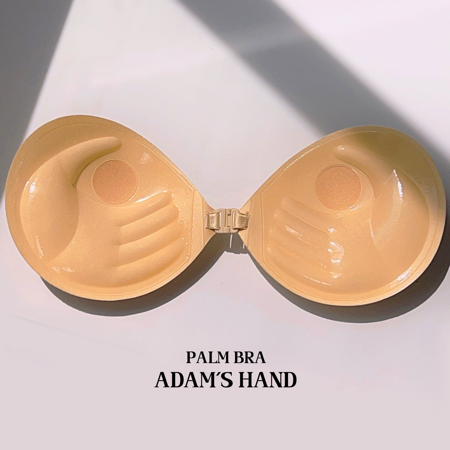 Palm-Shaped Adhesive Bra Pads, Thickened Cup Stick-On Bra, Invisible Strapless Push-Up Nipple Covers, Anti-Slip Breast Lift Pasties, Enhances Cleavage, Seamless Underwear for Small Busts - Hiccupzz