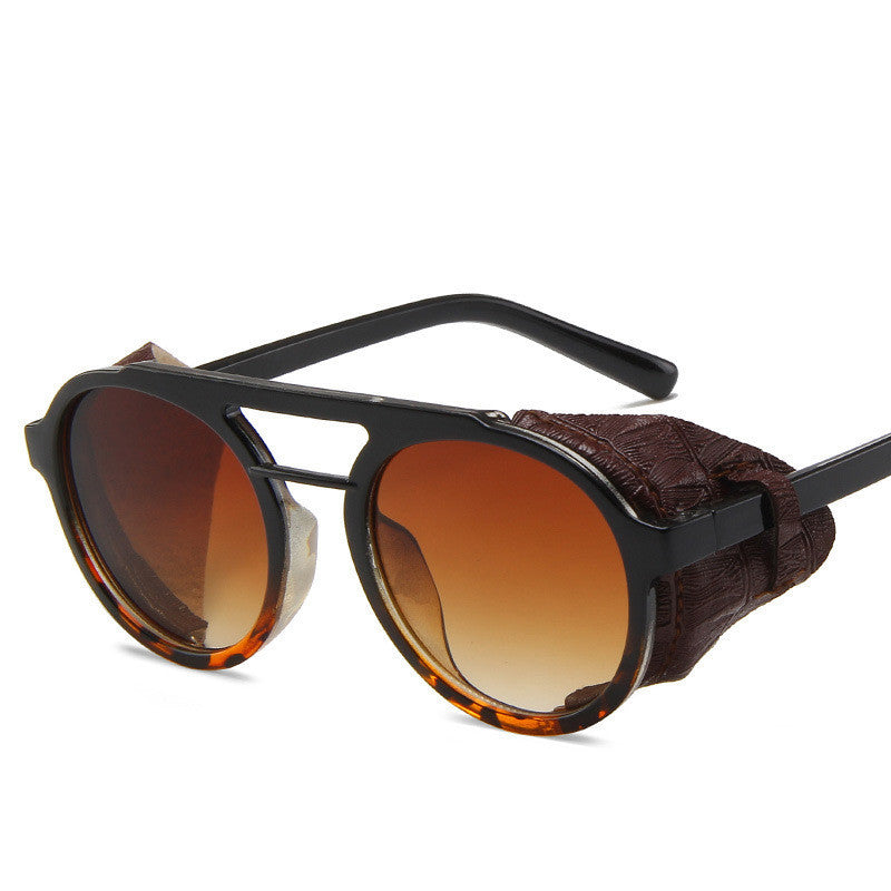 Windproof big frame sunglasses steampunk sunglasses - Hiccupzz