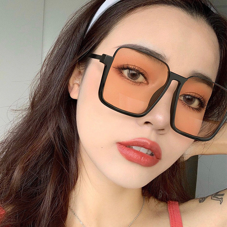 Retro Sunglasses Fashion Net Red Sunglasses Square Sunglasses - Hiccupzz