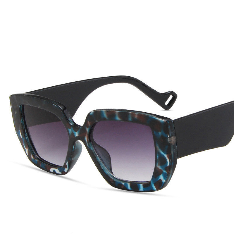 Side Sunglasses Personality Polygon Contrast Sunglasses Retro Sunglasses - Hiccupzz