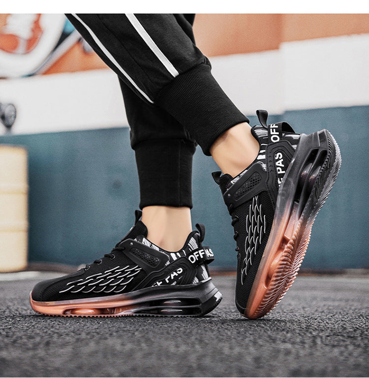 Men's Mesh Leisure Running Shoes Air Cushion Daddy Tide Shoes - Hiccupzz