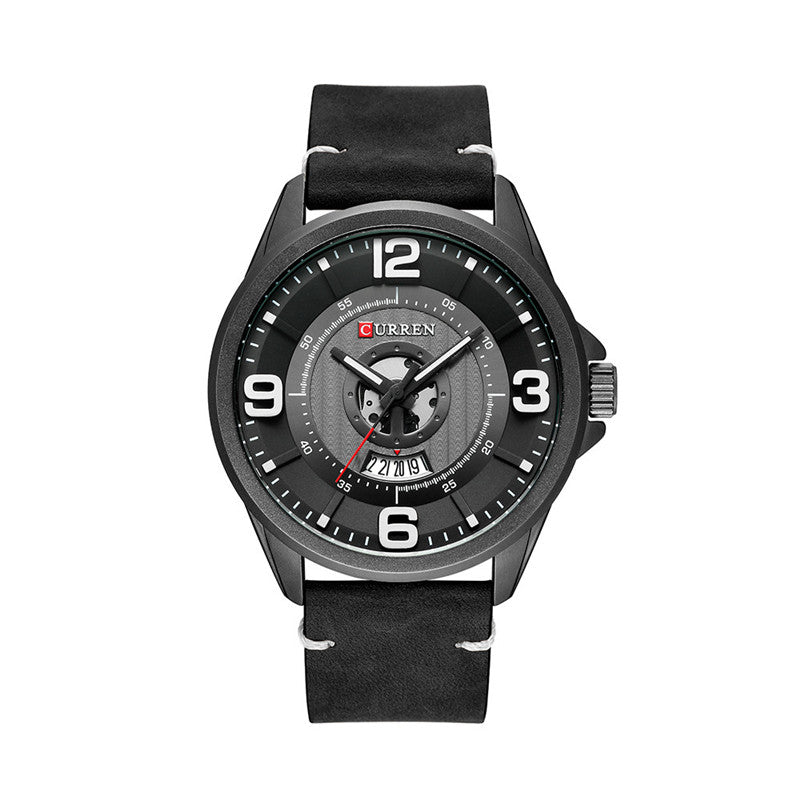 Mens Sports Casual Belt Pointer Stainless Steel Watch - Hiccupzz