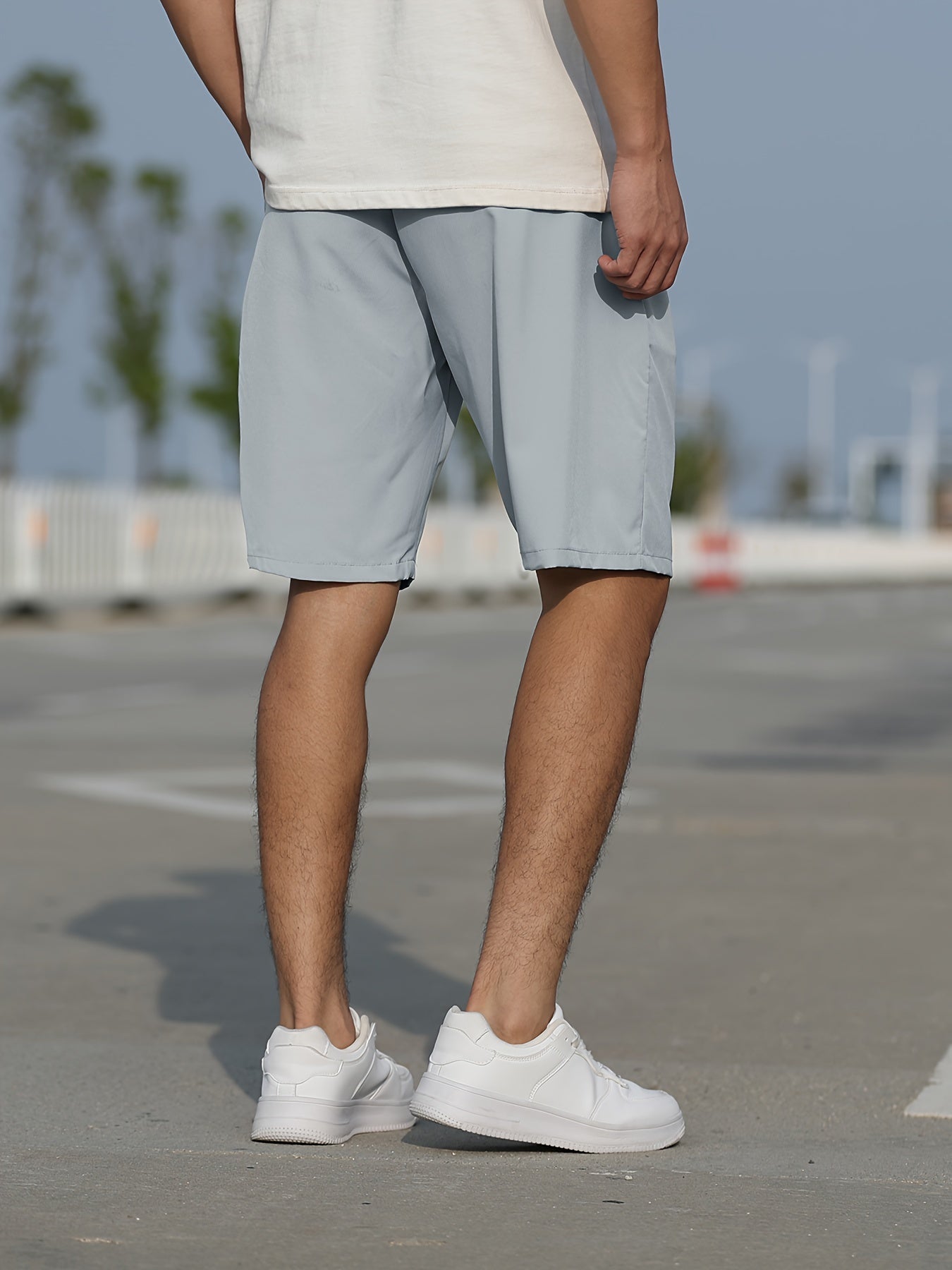 Men's Summer Shorts with Pockets - Slim Fit, Stretchy, and Stylish Graphic Design - Hiccupzz