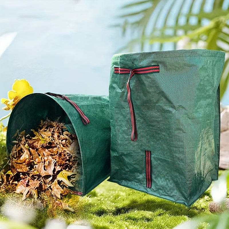 71.33gal Heavy-Duty Leaf and Weed Collection Bag - Durable PP Material, Ideal for Yard Cleanup & Lawn Care - Hiccupzz