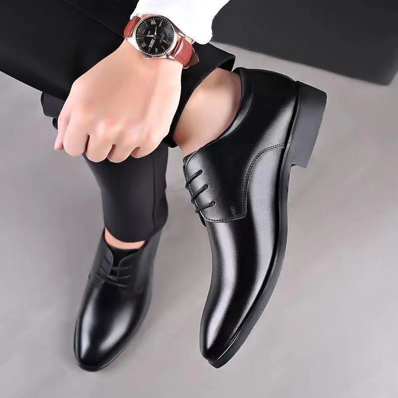 Men's Casual Business Formal Wear Leather Shoes - Hiccupzz