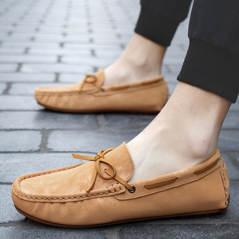 Breathable Glossy Casual Leather Shoes - Hiccupzz
