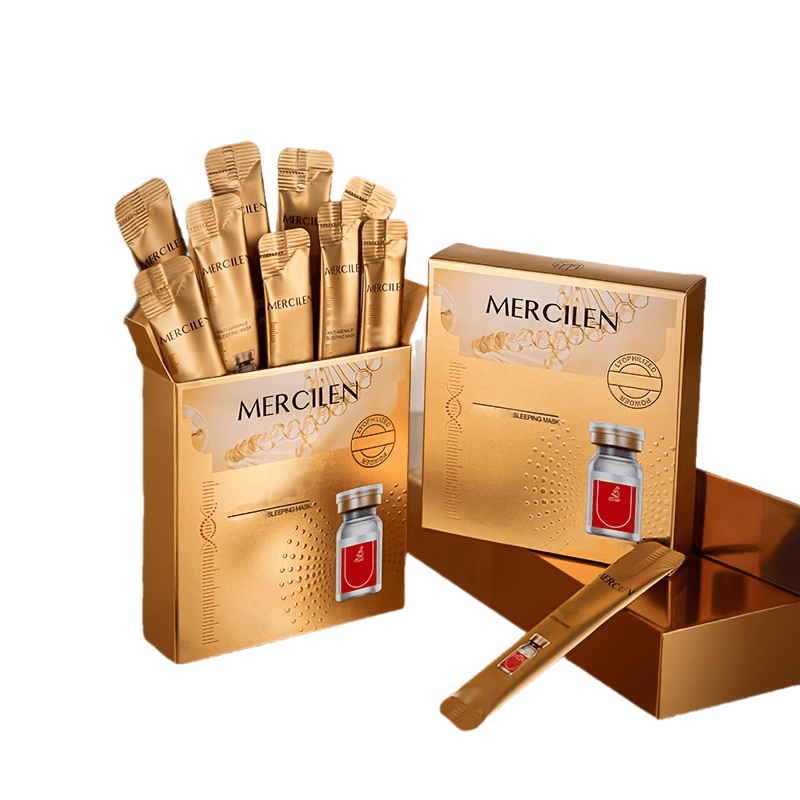 Type 3 Collagen Sleep Mask Moisturizing Skin Care Set, Tighten Skin, Moisturizing And Improving Dark Skin 0.14oz*20pcs Travel Essential - Hiccupzz