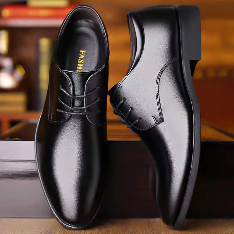 Men's Casual Business Formal Wear Leather Shoes - Hiccupzz