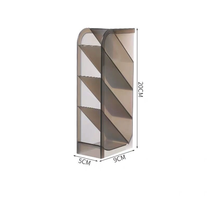 Creative Multifunctional 4 Grid Desktop Organizer Pen Holder Makeup Storage Box School Office Accessories Stationery - Hiccupzz
