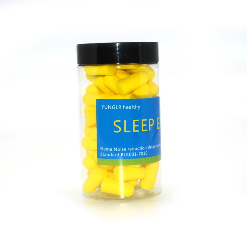 30/60 Earplugs Noise Reduction Sleep Anti Canceling Music Sound Insulation Earplug Protection Foam Sleeping Reusable Ear Plugs - Hiccupzz