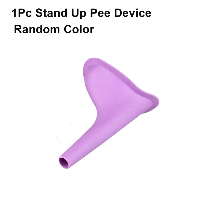 Female Urinal Soft Silicone / Disposable Paper Urination Device Stand Up & Pee GYH - Hiccupzz
