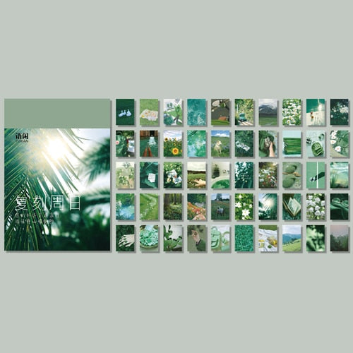 50 sheets Landscape rose ins Scrapbooking Decorative Stickers - Hiccupzz