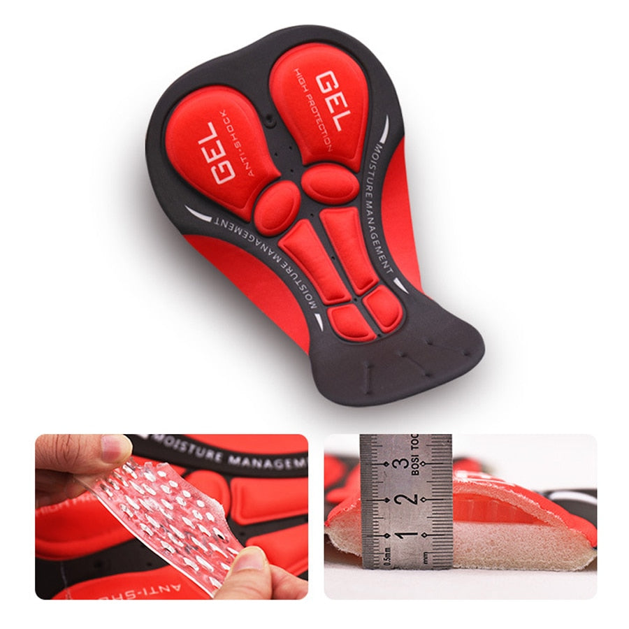 Breathable Cycling Shorts Cycling Underwear 5D Gel Pad - Hiccupzz