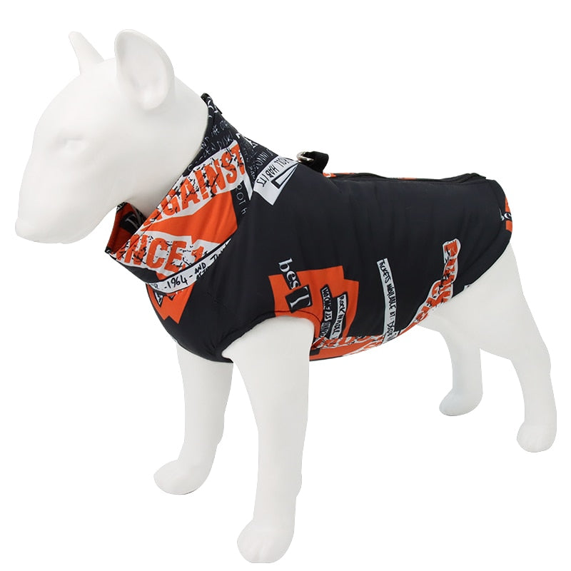 Waterproof Dog Clothes Zipper Jacket Coat For Small Medium Large Dogs Winter Warm Pet Clothing for Dog Costume Vest Apparel - Hiccupzz