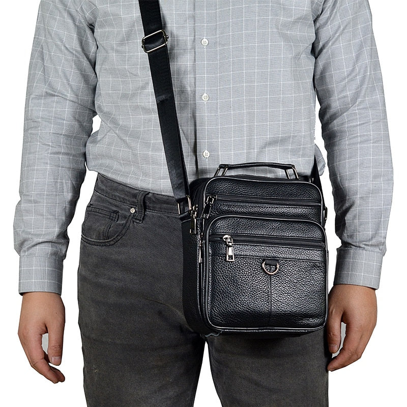 Genuine Leather Messenger Bags for Male - Hiccupzz